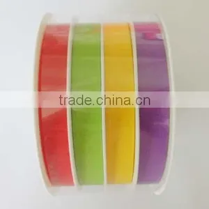 5mm Wide Ribbon With 4m Long and 4 Rolls Christmas Packing Ribbon Spool/ Giftwrap Ribbon thumbnail-6