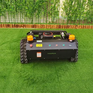 Rubber Track Remote Operated Slope Mower (VTLM800) Vigorun VTLM800 Radio Controlled Tracked Grass Cutting Machine for Sale Made by Vigorun Tech thumbnail-3