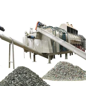 Garden Waste Continuous Rotary Carbonization Furnace Biomass Activated Carbon Making Machine Aluminum Cans Paint Remove Furnace thumbnail-3