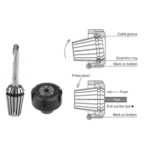 High Quality ER25 Spring Clamps Collet Chuck Milling Machine Clamp Set for CNC Milling Lathe Tool or Spindle thumbnail-5
