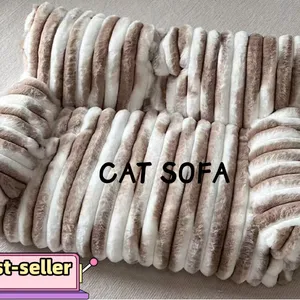 Four-Season Pumpkin-Shaped Cat Bed - Wholesale Pet Sleep Tent thumbnail-3