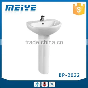 BP-2022 Modern Bathroom Design, Quality Pedestal Basin, Bathroom Ceramic Hand Wash Sink Bash Bowl thumbnail-1