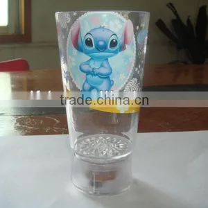 2014 Summer Custom Projector Cup, Colorful Glow in the Darks Cups , Glow Plastic Cups for Pub Supplies thumbnail-1