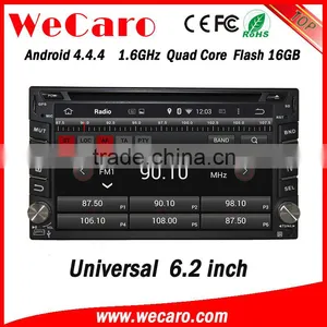 Wecaro 6.2" WC-2U6400 Android 4.4.4 Car Stereo Quad Core Car Dvd Player tv Tuner Stereo Mirror Link thumbnail-1