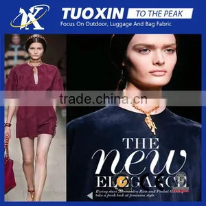 Ultra Thin High Stretch Suede Fabric/fashion Women Coat Suede Fabric thumbnail-1