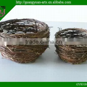 Natural Wicker Crafts Home Decorative Baskets thumbnail-1