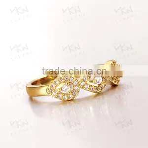 Factory Wholesell Direct New Simple Designs Gold Ring for Women Ladies thumbnail-6