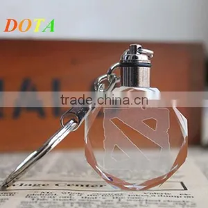 High Quality Crystal Dota 2 Promotional Key Chain Motorycycle KeyChain thumbnail-2