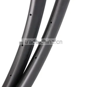 40mm Rim Clincher Tubeless Ready Carbon Wide Rims 700c Road Bicycle Rim thumbnail-3