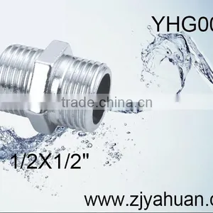 Factory Supply-zinc Double Nipple/zinc Pipe Union for Pipe Fitting thumbnail-1