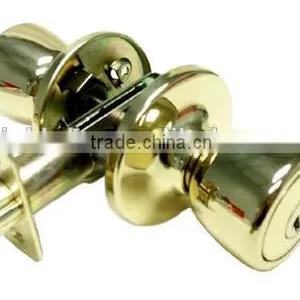 Tubular Knob Handle Sliding Door Lock thumbnail-1