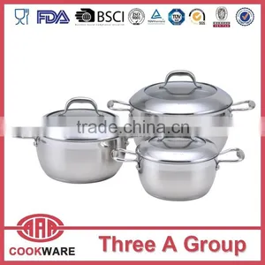 8pcs High Quality Stainless Steel Kitchenware With Induction Bottom thumbnail-1