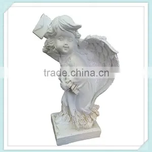 Religious White Resin Angel Candle Holder thumbnail-5
