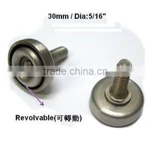 30 mm Heavy Duty Adjustable Stainless Steel Leveling Feet thumbnail-1