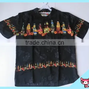 2014 In Stock Sample Summer Beach Shirt Hawaiian Shirt for Men thumbnail-1