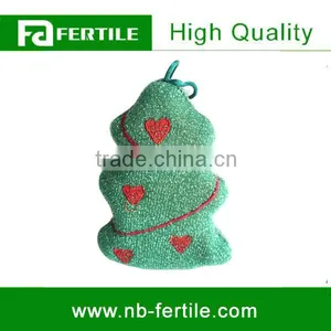 YWJ 123171 Crisdtmas Tree Pot Cleaning Brush Dish Brush Kitchen Brush thumbnail-1
