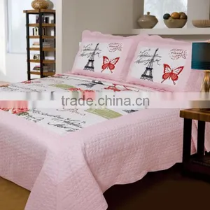 Christmas Quilt for Sale Patchwork Quilt Polyester Fabric Quilt With Butterfly Cotton Printed in thumbnail-1