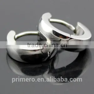 1 Pair Unique Cool Men's Stainless Steel Hoop Piercing Ear Earring Studs 2016 Hot Sale thumbnail-6