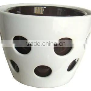 Multi Color Dolomite Best Sell Pot for Home Decorative thumbnail-1
