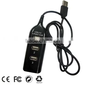 4 Port High Speed Mini USB 2.0HUB For Laptop PC thumbnail-1