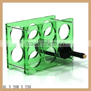 Square Acrylic Wine Rack Shelf ,wine Bottle Holder thumbnail-1