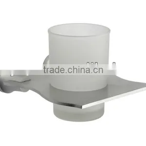 New Arrival Frosted Glass Tooth Tumblerful With Alumimum Shelf thumbnail-1