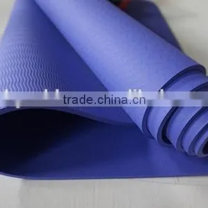 Durable Anti-slip Eco Fitness Yoga Mat TPE Comfortable Equipment thumbnail-2