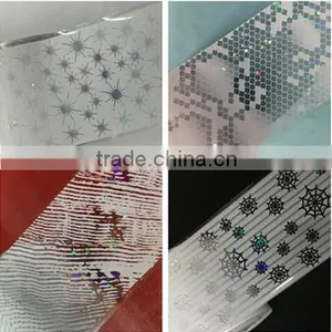 16Styles White Lace Glitter Nail Foil Sticker Wholesale thumbnail-2