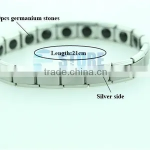 Stainless Steel Bracelet Clasp Positive Energy Bracelets With Germanium Stones thumbnail-4
