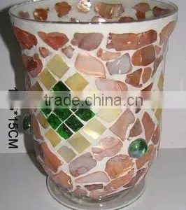 Mosaic Glass Flower Vase TPK-11 thumbnail-1