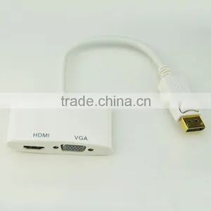 High Quality Gold Plated dp to Hdmi Vga Converter for Data Transmission thumbnail-5