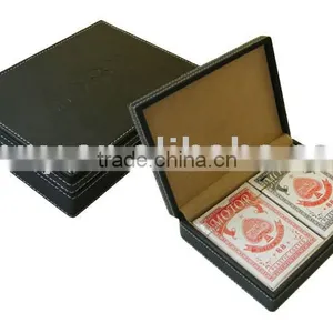 Classical Leather Playing Card Box thumbnail-1