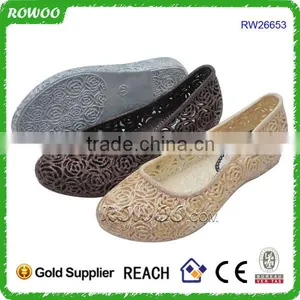 Comfortable Jelly Wedge PVC Shoes Nurse Shoes With Wedge Heels thumbnail-1