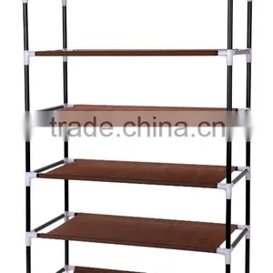 Newest Design Ourdoor Space Saver Shoe Rack Designs Wood thumbnail-2