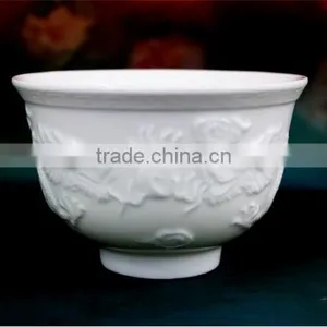 The Characteristics Of Porcelain Anaglyph Ceramic Bowl HY02 thumbnail-5