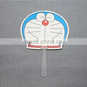 2016 Hot Selling pp Animal Print Hand Fan Small Hand Fan Advertising Fan for Children thumbnail-6