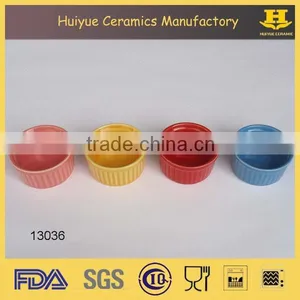 Ceramic Ramekin Color Ramekin Souffle Cup thumbnail-1