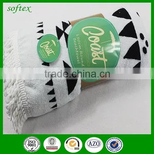 Direct Buy China Hot Selling 100 Cotton Round Beach Towel thumbnail-1