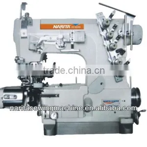 NT 664-33AB High Speed Interlock Sewing Machine With Right Cutter for Load Elastic Band thumbnail-1
