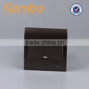 Icombo PA1116 1Gang 1Way Lights Touch Wall Switch Electrical Cinnamon thumbnail-2