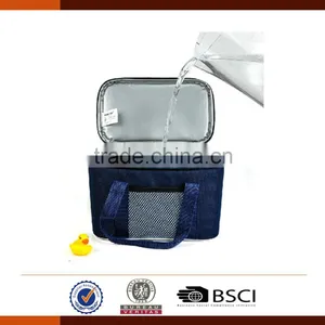 Foldable 600D Cooler Tote Bag for Cans thumbnail-4