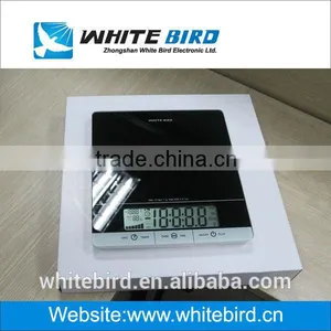 5kg/1g LCD Electronic Digital Tempered Glass Kitchen Scale thumbnail-2