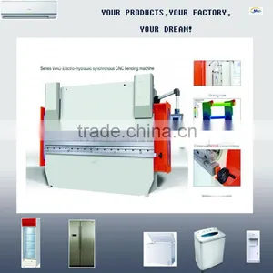 Sheet Bending Machine,hydraulic Plate Bending Machine, Hydraulic Bender WC67K-125T3200 Refrigerator Equipment thumbnail-1