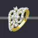 18 K -YELLOW GOLD- DIAMOND RING thumbnail-1