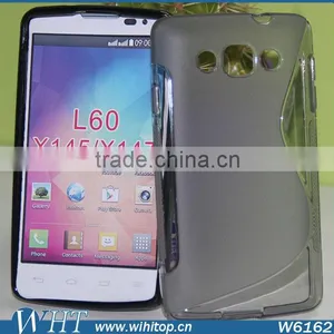 Clear S Line TPU Case for LG L60 X145/ X147 thumbnail-1