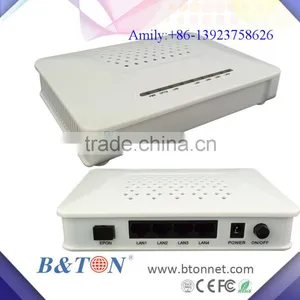 Fast Ethernet FTTH Fiber Optical 4 LAN Port+1Built-in WIFI GEPON ONU thumbnail-1