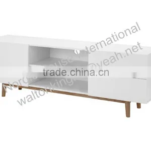 Scandinavian and Contemporary Credenza Modern Oak Matt Paint TV Stand Quality Choice thumbnail-3