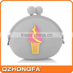 2015 Cheap Promotional Candy Color Silicon Zipper Coin Purse thumbnail-5