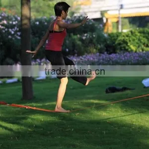 High Security 15M Balance Sport Slackline Webbing Slackline Set New Sporter Slackline thumbnail-5