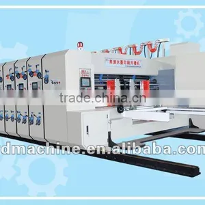 [RD-A1200-2800-3] Automatic Carton Box Making Machine Price With 3 Color Printing Slotting Die Cutting for Corrugated Cardboard thumbnail-1